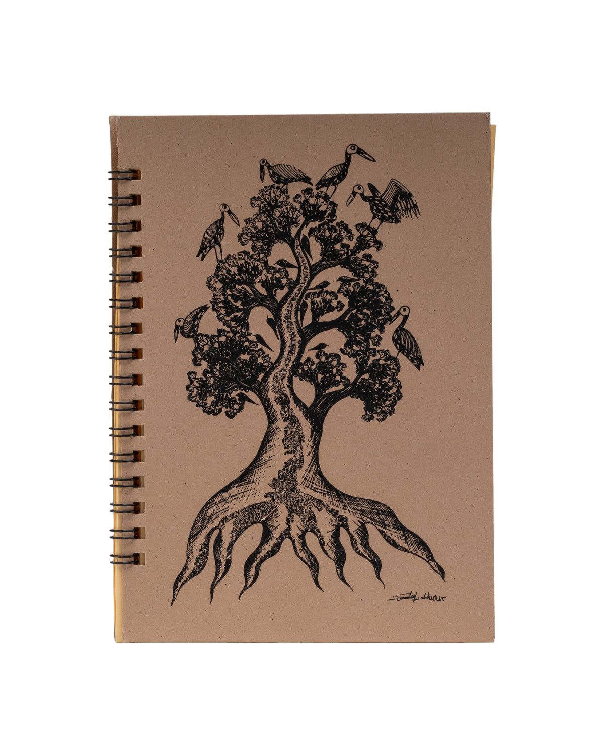 Journal - Tree with Open-Billed Stork