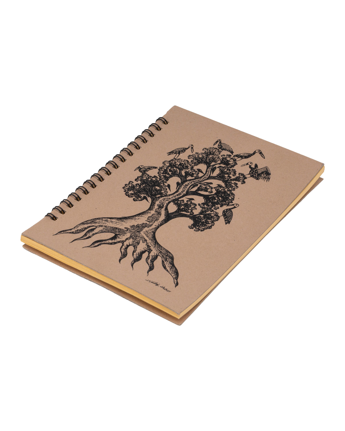 Journal - Tree with Open-Billed Stork