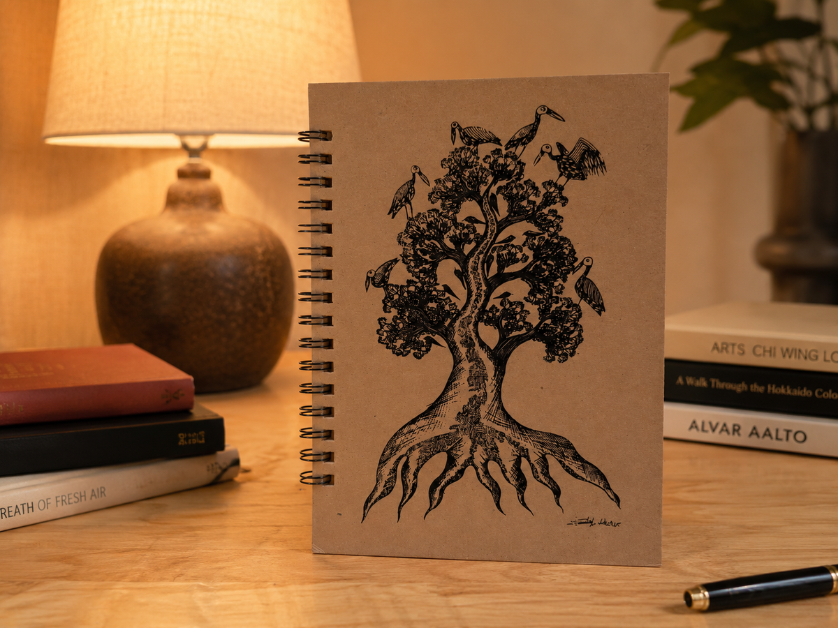 Journal - Tree with Open-Billed Stork